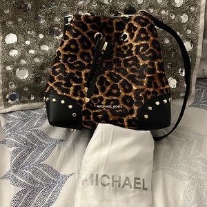Brand new Michael Kors Leopard Print Purse
